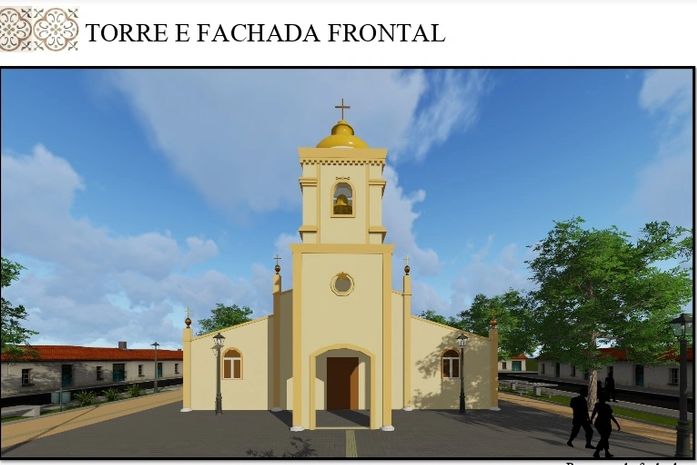 Comunidade da Poeira comemora início das obras de reforma e ampliação da Igreja e revitalização da Praça