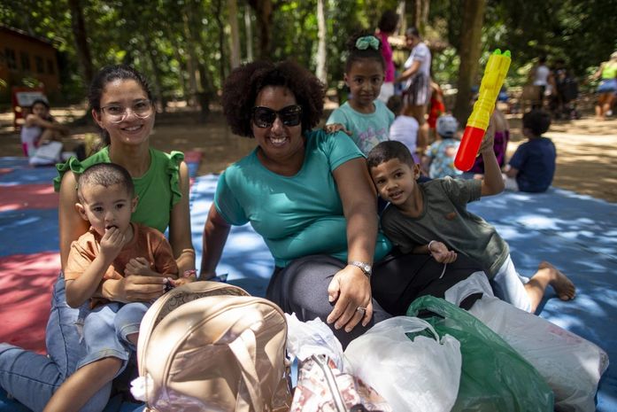 Atividades contaram com a participação de crianças, pais e responsáveis