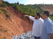 Severino Pessoa visita obra de recuperação do trecho da BR 101 em São Miguel dos Campos