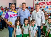 Volta às aulas em Branquinha é marcada por inauguração de escola, entrega de mobiliários e kits escolares