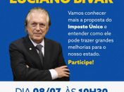Luciano Bivar chega a Maceió para discutir Imposto Único