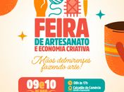 Feira de Artesanato e Economia Criativa movimenta Delmiro Gouveia nos dias 9 e 10 de maio