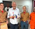 Corpo de Bombeiros agradece parceria de Paulão após entrega de equipamentos adquiridos por emenda parlamentar