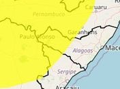 Inmet emite alerta de chuvas para 28 munícipios do Sertão de AL até domingo (03)