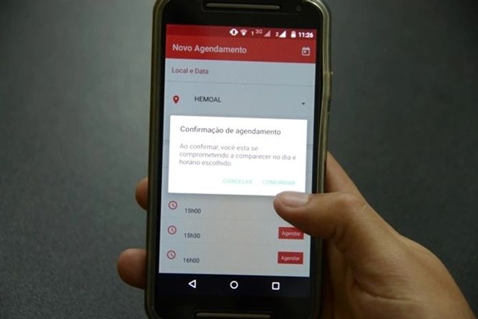 Doação de sangue pode ser agendada pelo celular