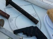 Dinamite e outros materiais foram apreendidos