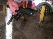 Arma apreendida com menores durante assalto