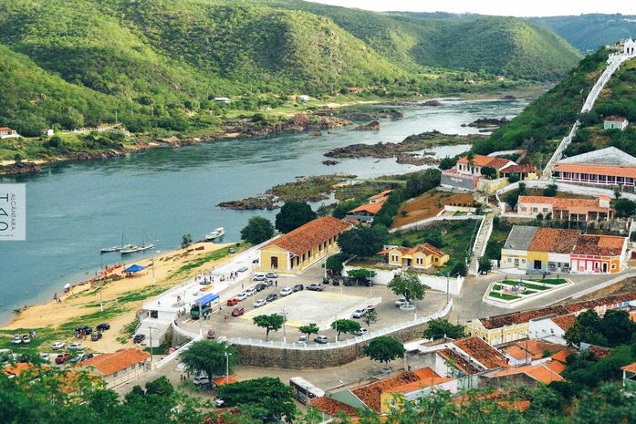 Piranhas/AL, tida como a principal cidade turística do sertão alagoano