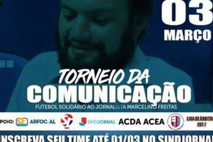 Torneio Solidário busca ajudar em tratamento de jornalista Marcelino Freitas