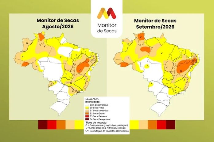 Seca avança e atinge 100% do território de Alagoas em setembro