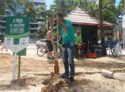 Nossa Praia inicia ações de reposição de placas e bobinas no litoral de Alagoas