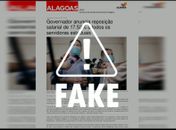 Lei não permite reajuste salarial a servidores, como diz mensagem falsa circulando em AL