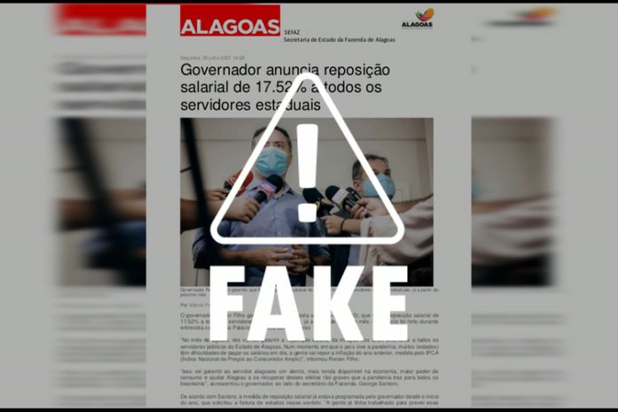 Lei não permite reajuste salarial a servidores, como diz mensagem falsa circulando em AL