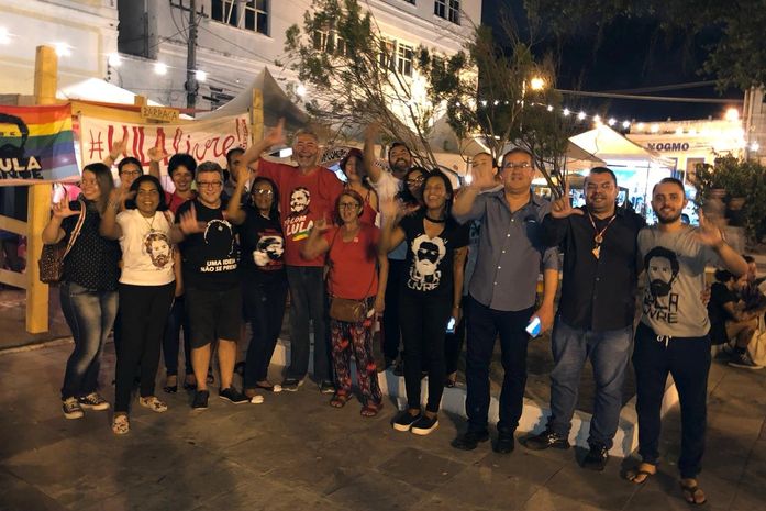 Ato celebra liberdade de Lula em Alagoas