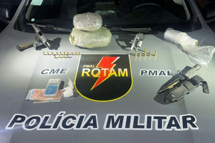 Depósito de bebidas vira alvo da Rotam e homem é preso por tráfico no Tabuleiro, em Maceió