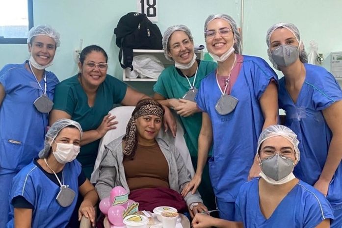 Moradora de Rio Largo conclui 34ª e última sessão de quimioterapia contra câncer de mama