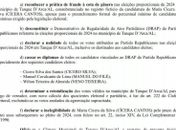 Justiça Eleitoral cassa chapa do Republicanos em Tanque D’Arca por fraude à cota de gênero