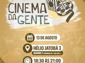 “Cinema da Gente” exibirá grandes filmes em bairros de São Miguel dos Campos