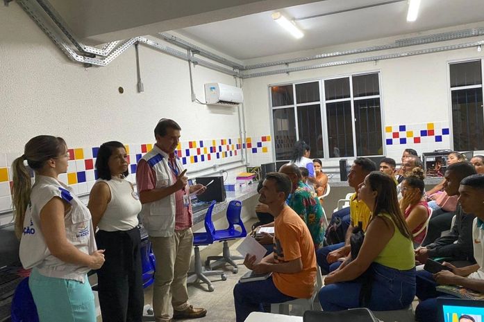 A capacitação contou com a participação de 45 alunos