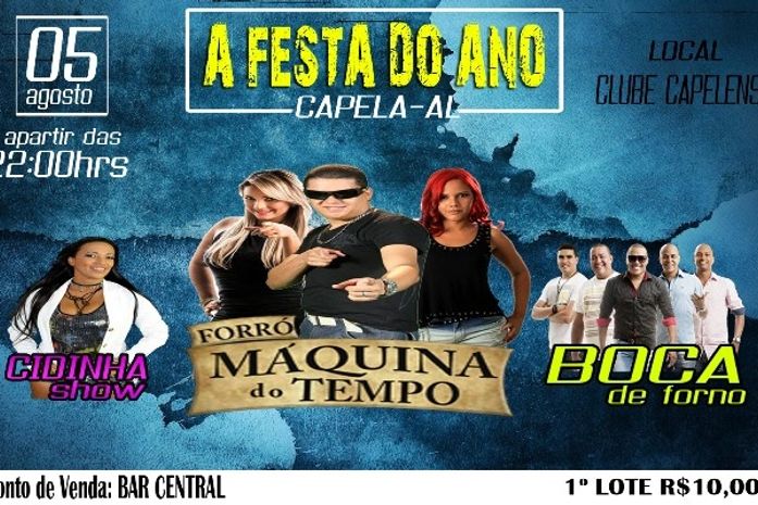 Cartaz do evento toma conta das redes sociais