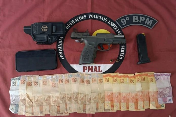 Homem é preso em Piranhas após efetuar disparos para 'testar arma' na ponte entre AL e SE