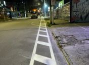 Após furtos de placas, DMTT implanta zebrado em rua na Jatiúca