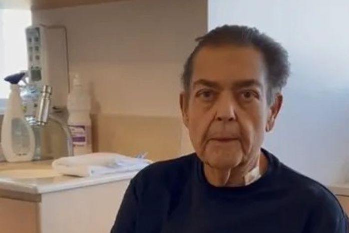 Faustão, após transplante de coração