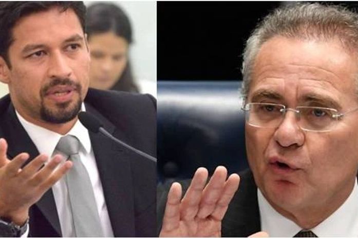 Rodrigo Cunha e Renan Calheiros