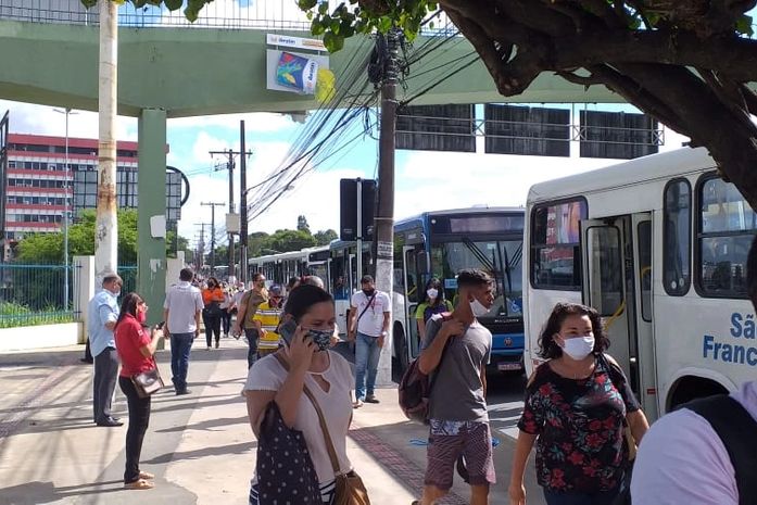 Protesto de rodoviários da Veleiro