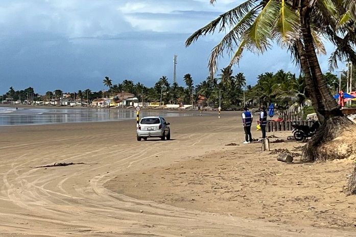 Pontal do Peba: MPF inspeciona trânsito na faixa de areia após medidas emergenciais