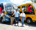 Prefeitura de Piranhas adquire ônibus escolar e veículo para Assistência Social por meio do Novo PAC

