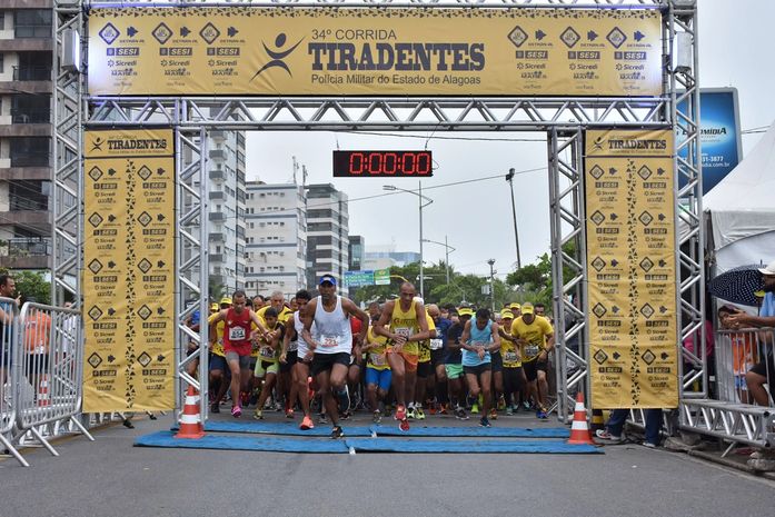 Polícia Militar de Alagoas abre inscrições para a 35ª Corrida Tiradentes