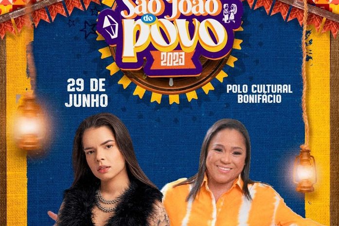 Raquel dos Teclados e Maria Clara encerram São João do Povo em Bonifácio nesta quinta (29)