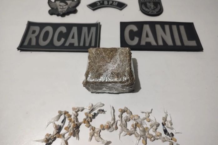 PM apreende maconha e crack durante operação em no Agreste