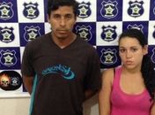 Polícia prende casal de namorados acusado de assaltos 