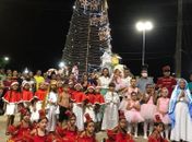 Prefeitura de Branquinha promove encerramento do Natal com distribuições de cestas, inaugurações e apresentações