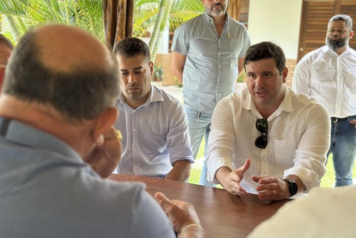 Infraestrutura faz vistoria em obras de saneamento, abastecimento e esgotamento sanitário no litoral Norte