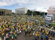Manifestação reuniu 100 mil em Brasília