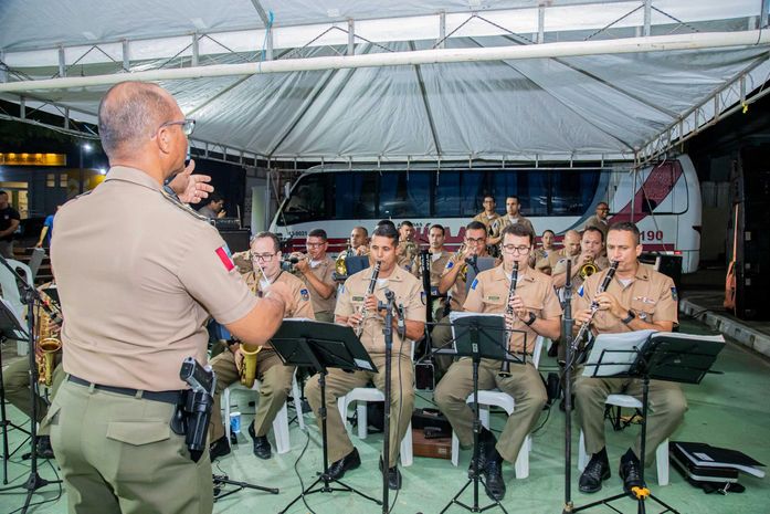 Banda da PM leva música e cultura ao município de Batalha em apresentação especial