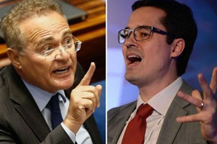 Renan Calheiros e Deltan Dallagnol