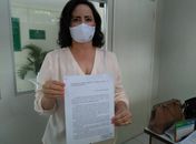 Fabiana Pessoa protocola novo requerimento na Câmara cobrando providências sobre vacância de Teófilo
