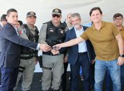 Segurança Pública: Prefeito Marcelo Beltrão e Secretário Flávio Saraiva inauguram Cisp da Pindorama