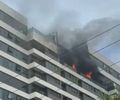 Incêndio em prédio na Ponta Verde
