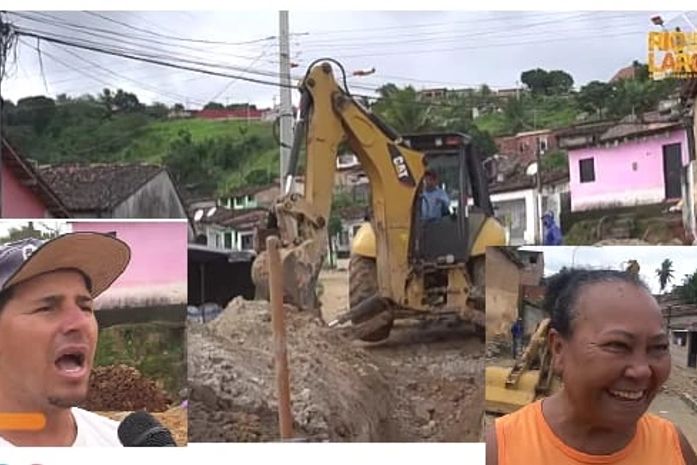 Pedro e dona Maria, vibram pelos trabalhos na região