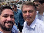 Leonardo Dias e Jair Bolsonaro
