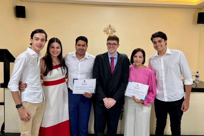 Fabinho Monteiro, vice-prefeito eleito de Monteirópolis, é diplomado