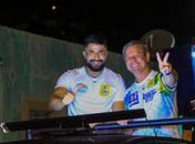 Cabo Bebeto e Fábio Costa reforçam apoio a Flávio Bolsonaro em motocarreata em Boca da Mata, neste sábado 