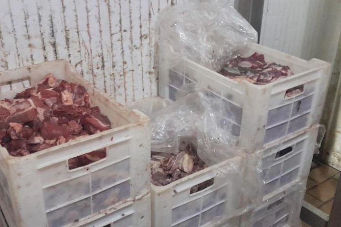 Risco à saúde:  400 kg de carnes estragadas são apreendidos em supermercado de Maceió