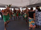Tribo Kariri Xocómostrou danças tradicionais da cultura indígena 