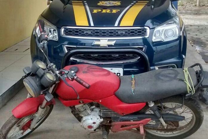 Moto recuperada em São Sebastião